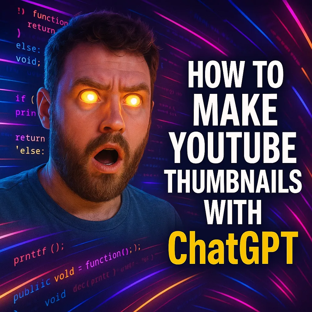 AI image prompt: Youtube Thumbnails - Dall-E style