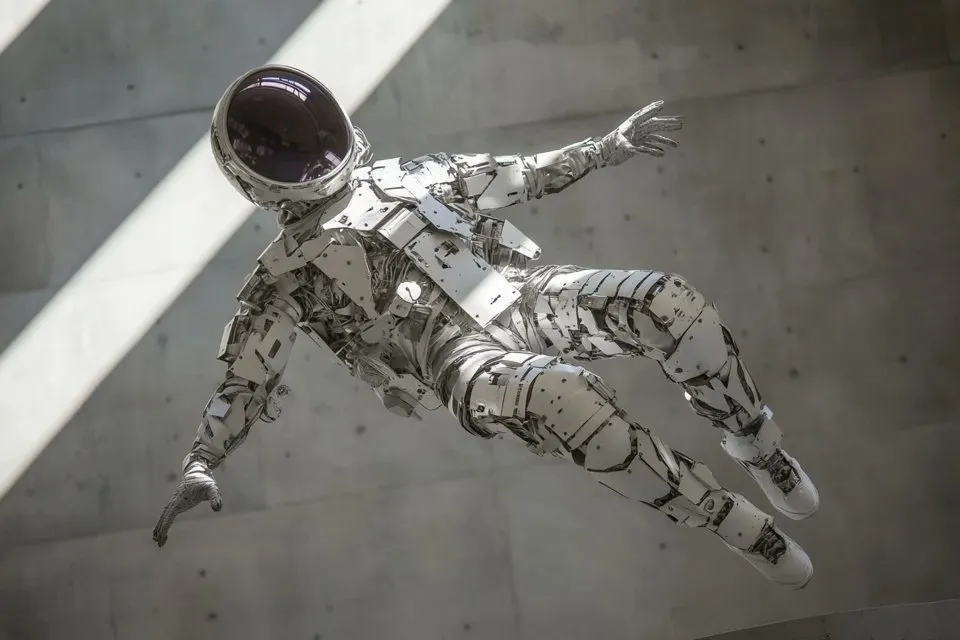 AI image prompt: Kinetic Sculpture - Midjourney V7 style