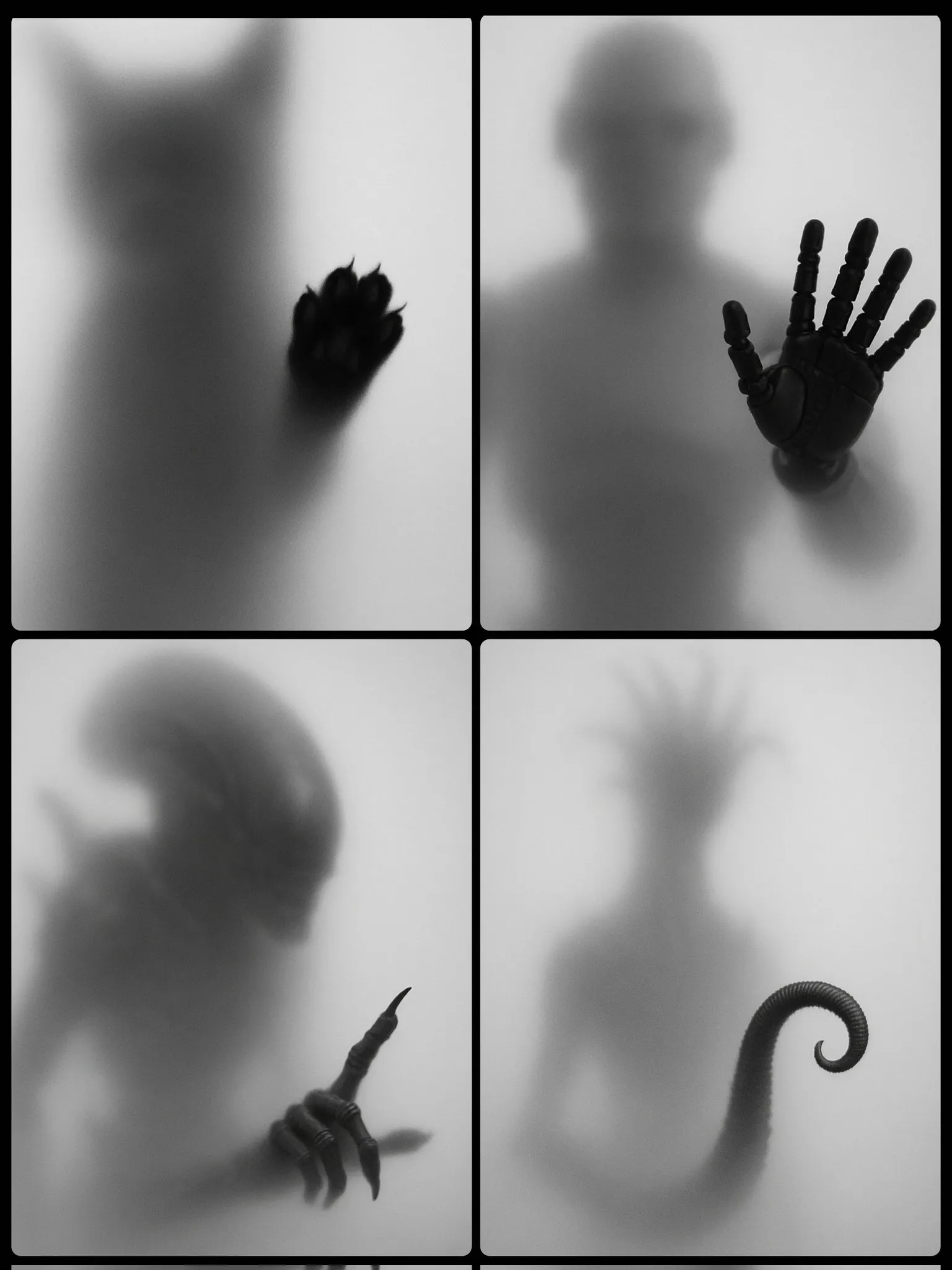 AI image prompt: Blurred Silhouette Template - GPT-image-1 style