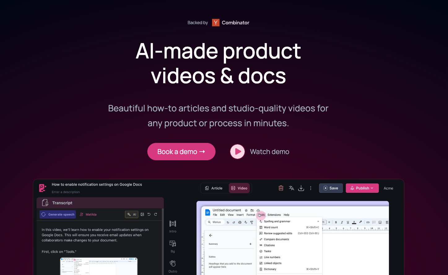 Clueso - AI Tool in Productivity category