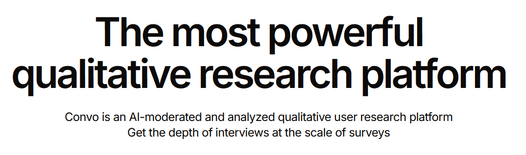 Convo - AI Tool in Research category
