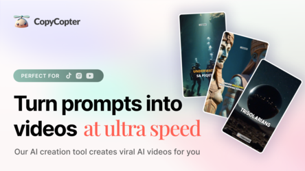 CopyCopter - AI Tool in Text-To-Video category