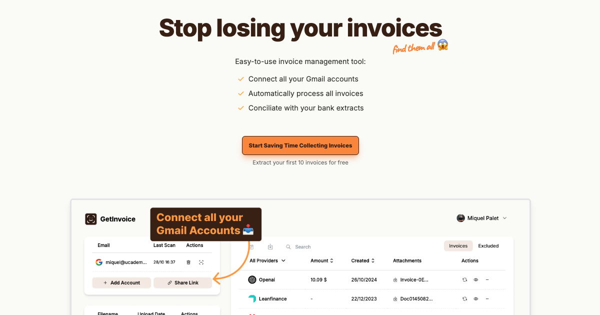 GetInvoice - AI Tool in Finance category