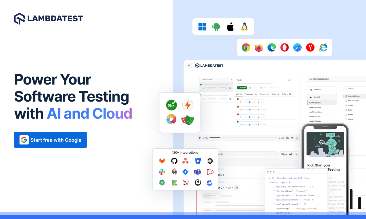 LambdaTest - AI Tool in Productivity category