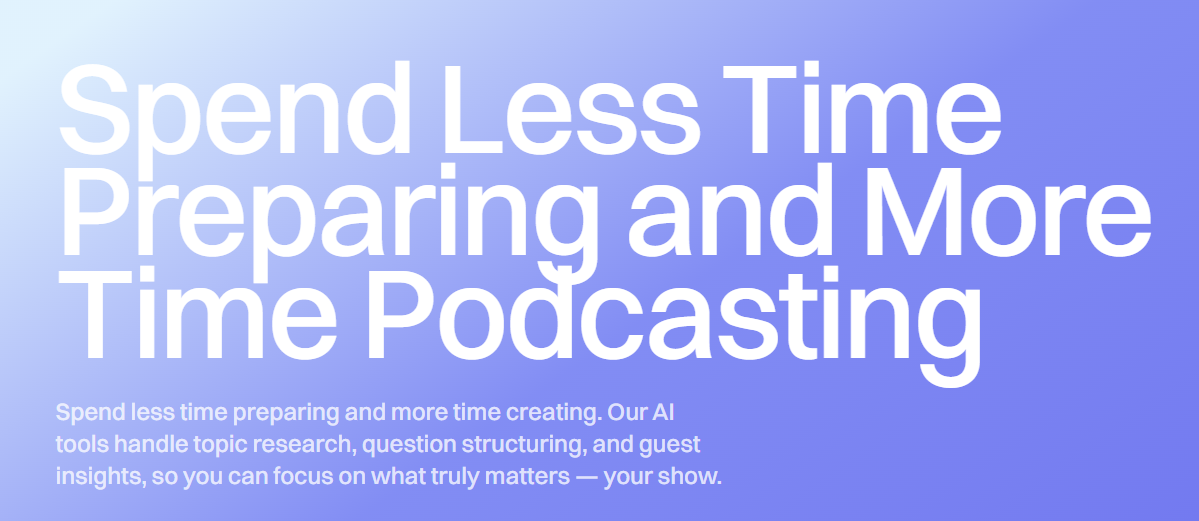 Podpally - AI Tool in Podcasting category