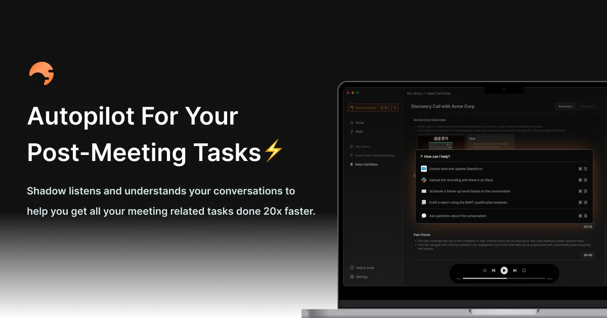 Shadow - AI Tool in Productivity category