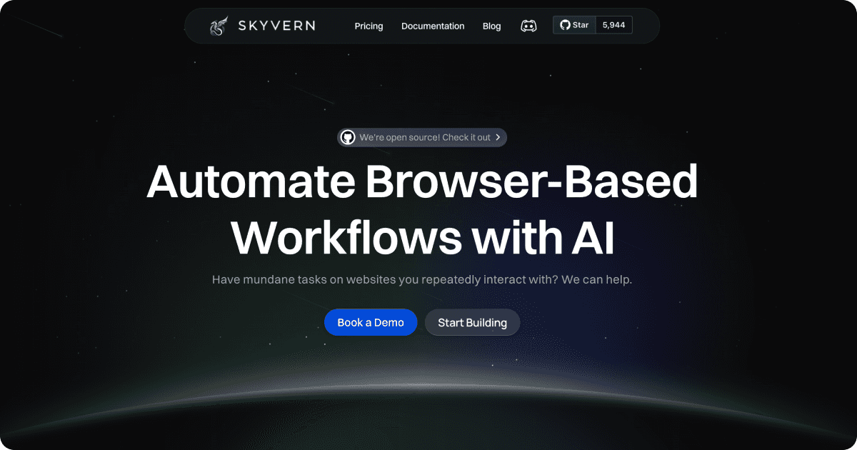 Skyvern - AI Tool in Productivity category