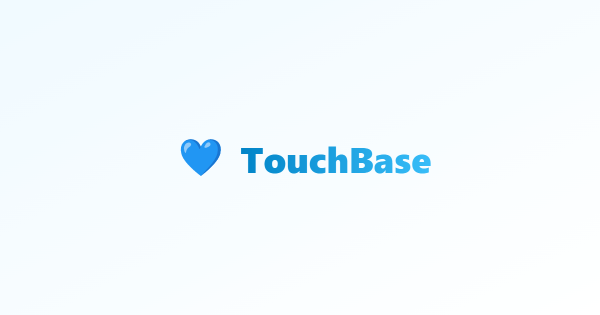 Touchbase - AI Tool in Self-Improvement category