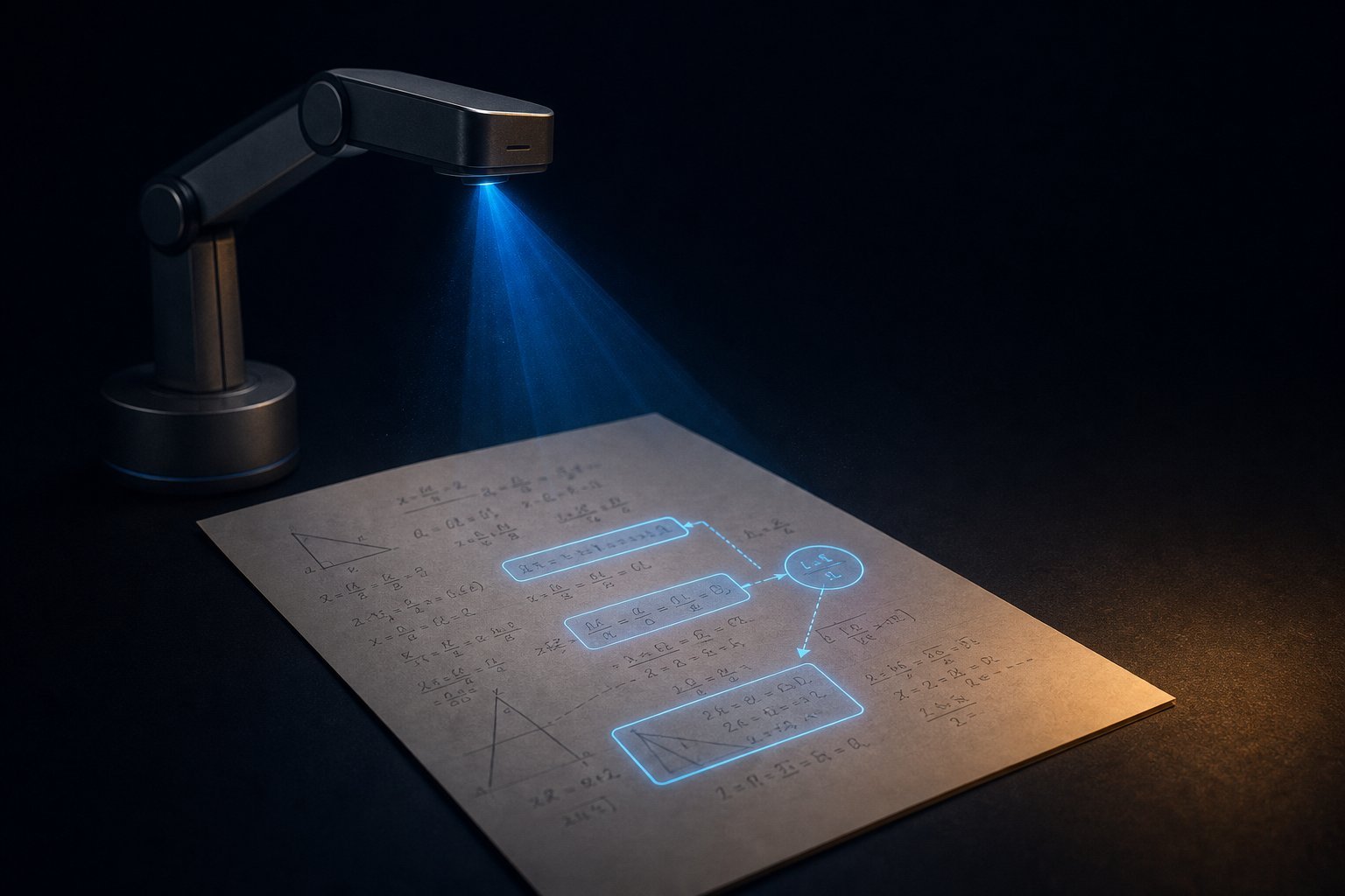 AI hints on your paper: meet desk-robot `AIfred`