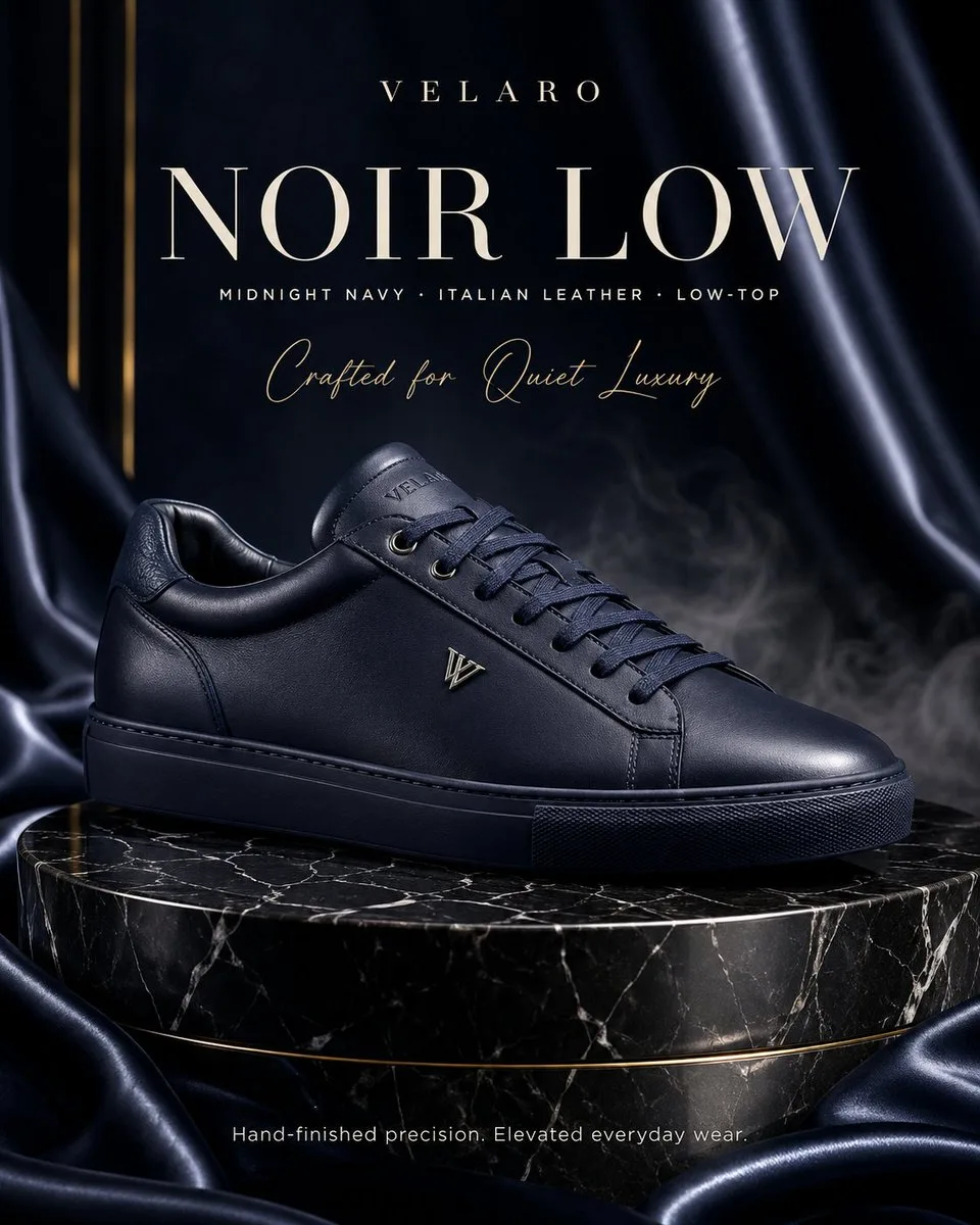 Luxury Sneaker Fashion Poster (Poster / Flyer style, made with GPT Image 2) - AI image prompt example