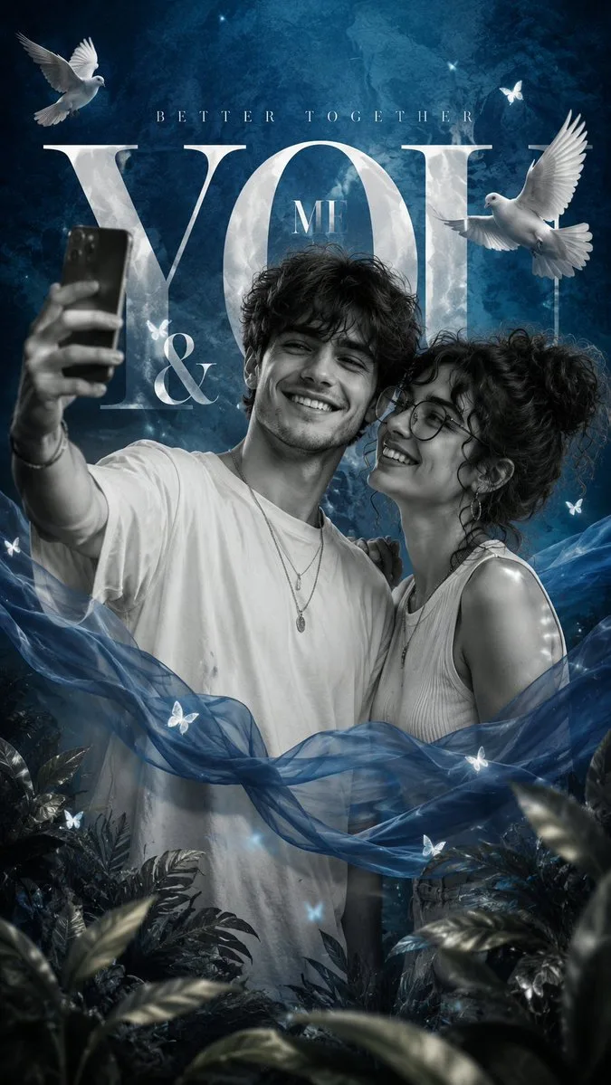 Romantic Editorial Couple Portrait — GPT Image 2 AI image prompt
