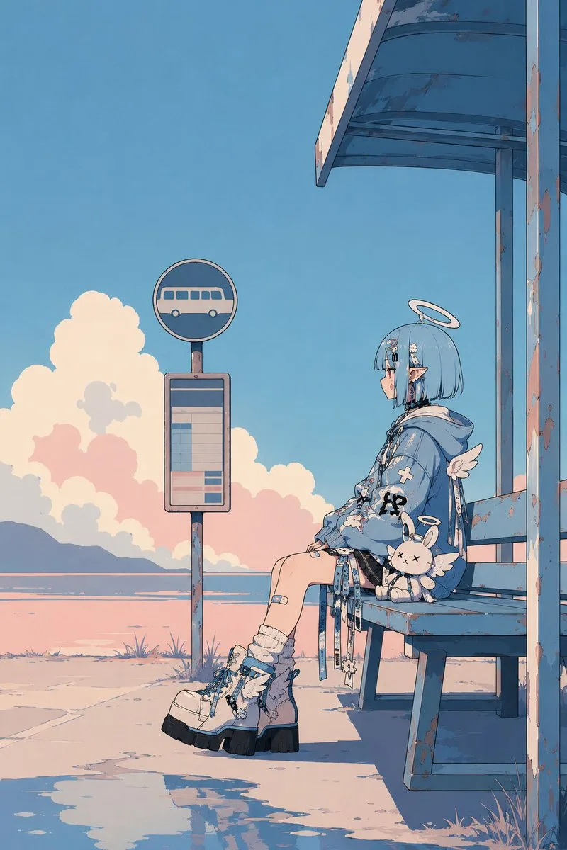Minimalist Retro Anime Template — GPT Image 2 AI image prompt