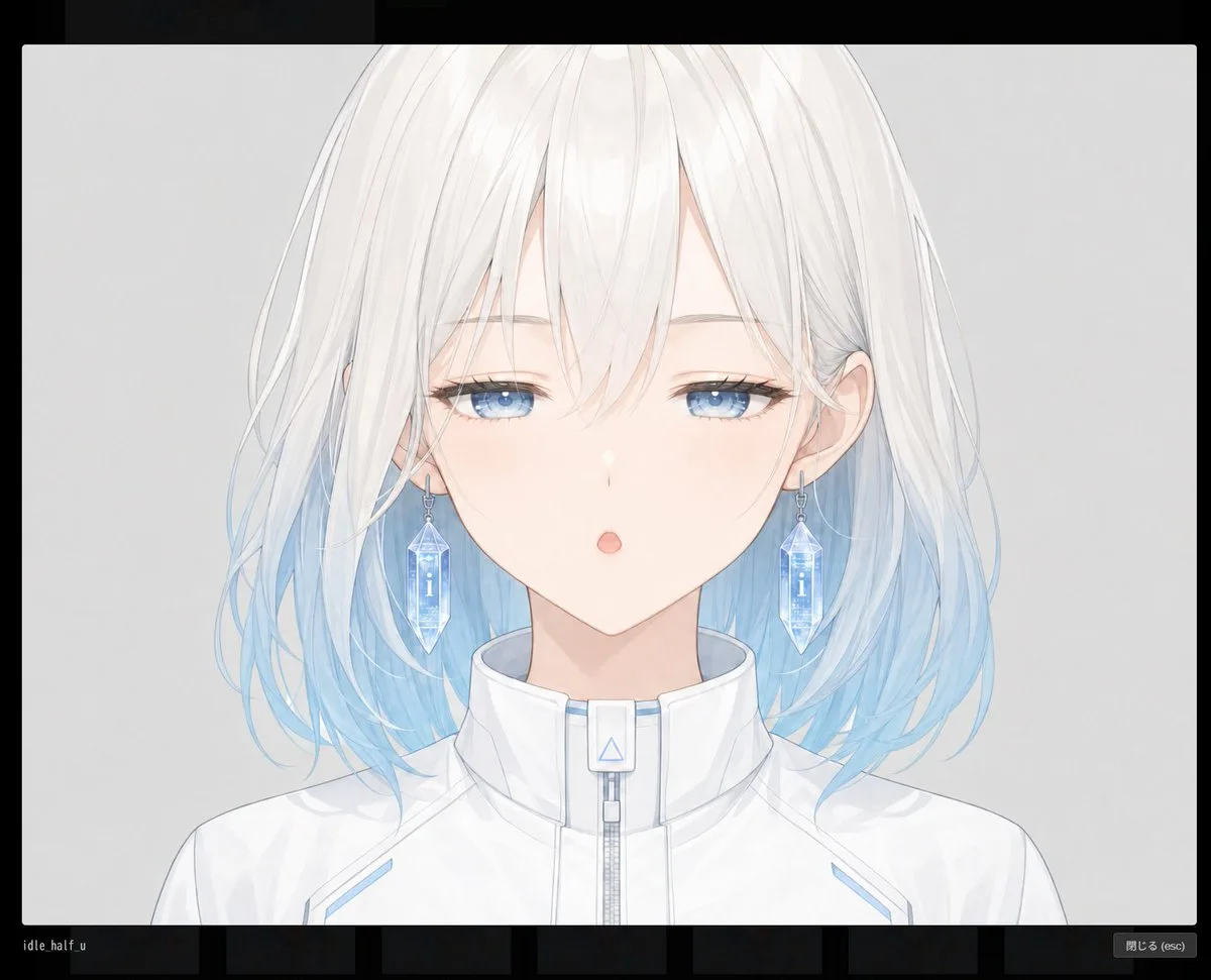 Blank Face Anime Portrait Base (Anime / Manga style, made with GPT Image 2) - AI image prompt example