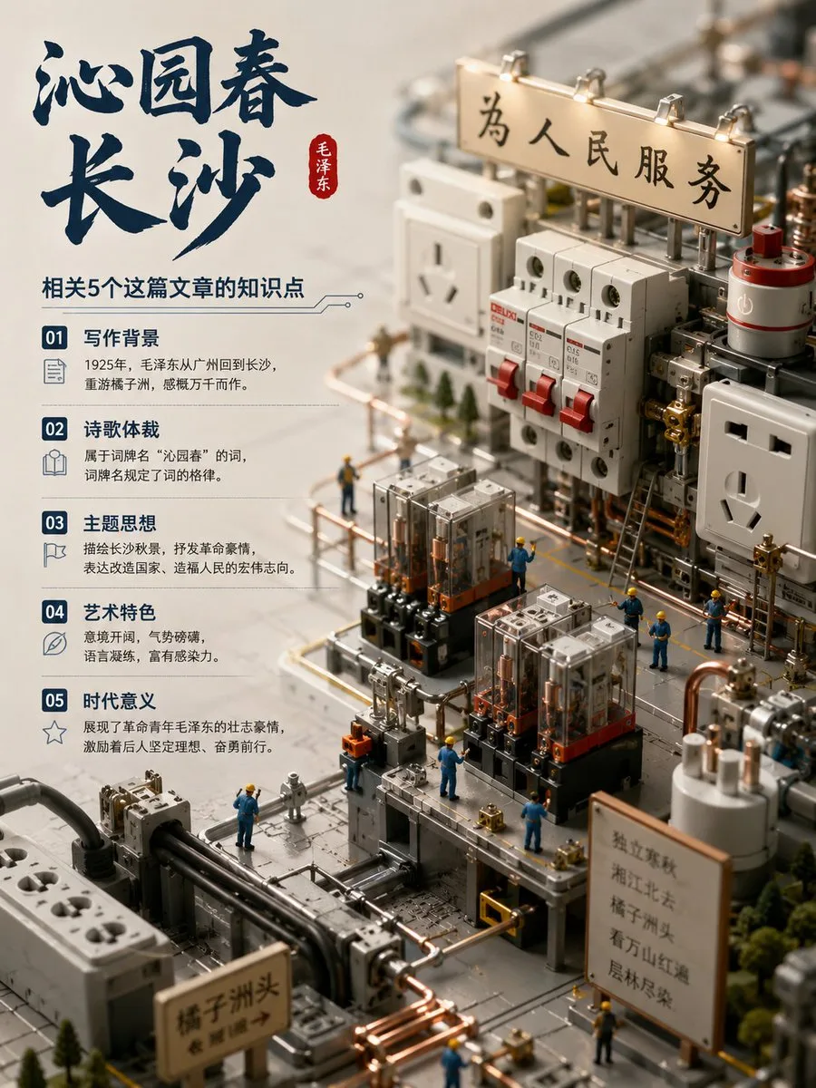 Chinese Poem Electrical Diorama Poster — GPT Image 2 AI image prompt