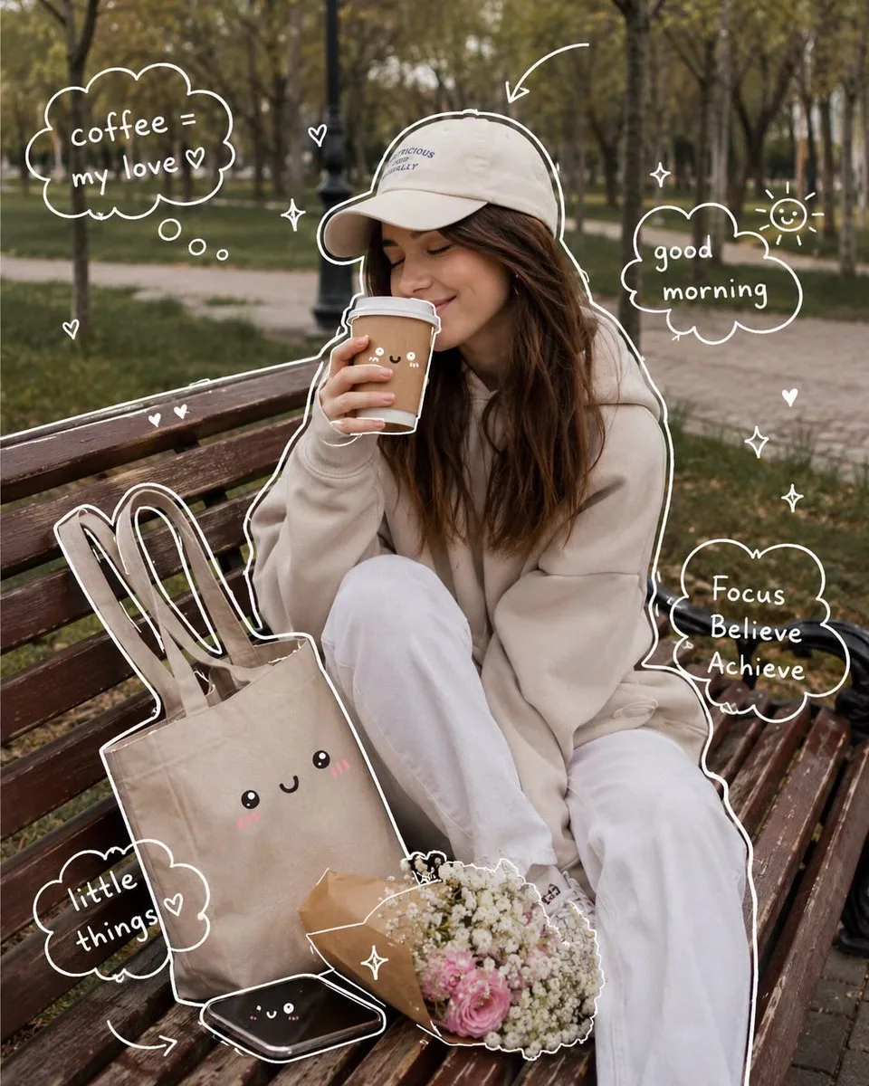 AI image: Cozy Aesthetic Park Photography