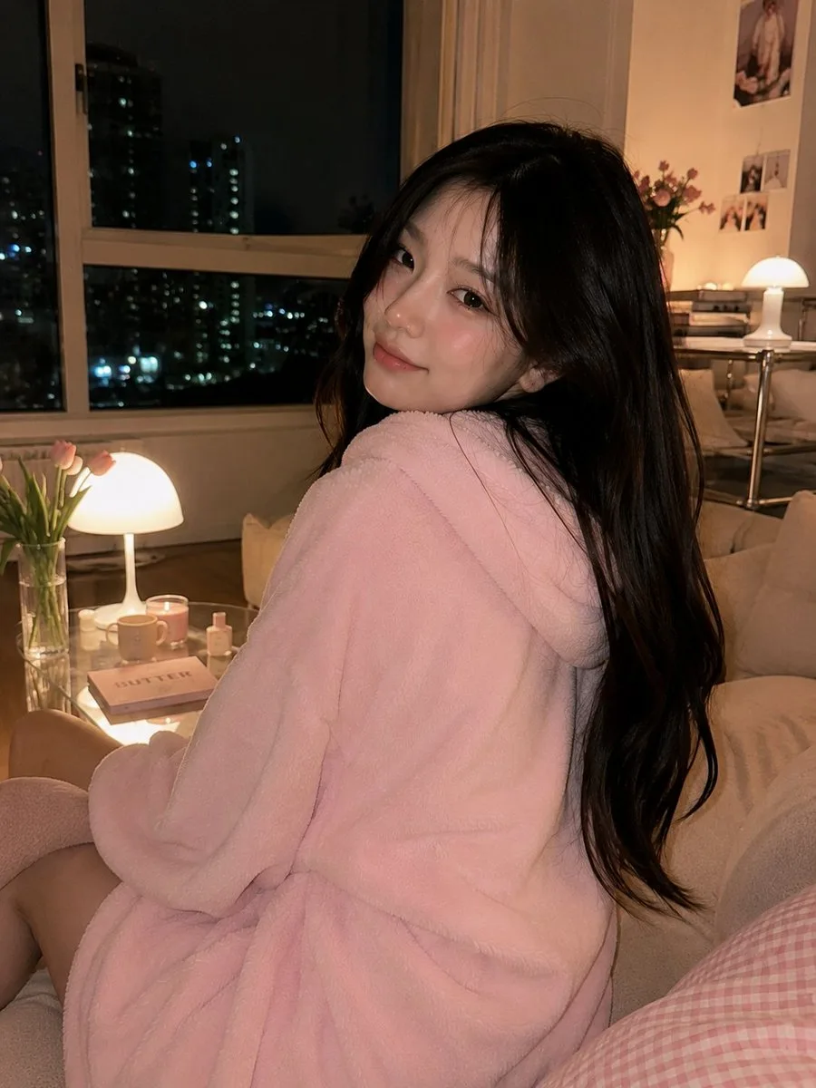 AI image: Cozy Korean Living Room Portrait