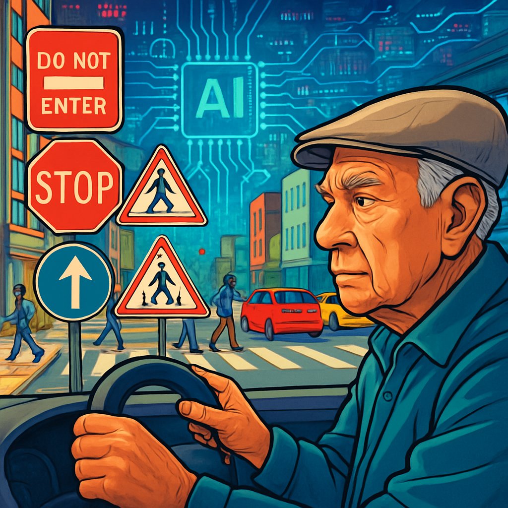 Can AI Help Keep Senior Drivers Safe? Exploring Traffic Risk Assessments with Language Models