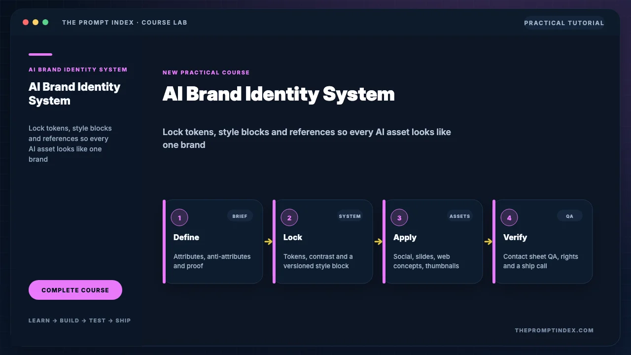 AI Brand Identity System: One Look Across Every Asset