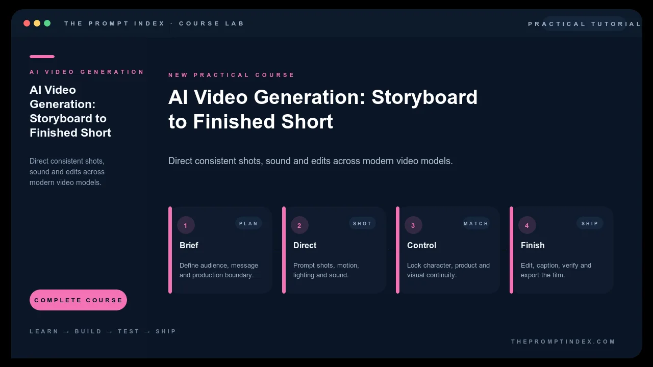 AI Video Generation: Storyboard to Finished Short