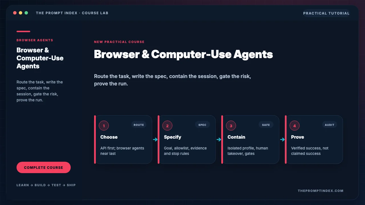 Browser & Computer-Use Agents: Automating the Web Safely