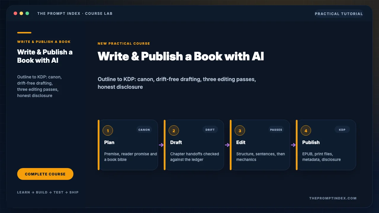 Write & Publish a Book with AI: Outline to KDP