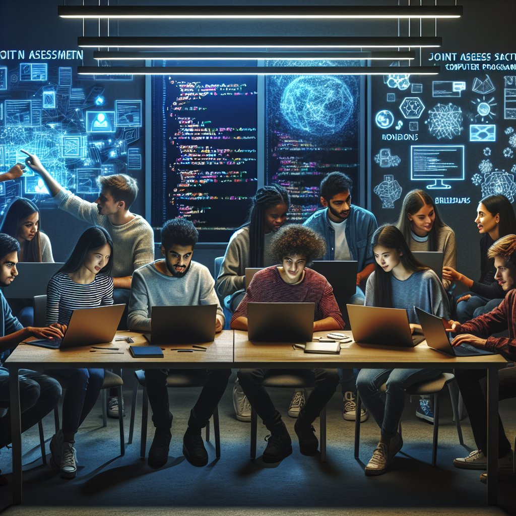 Navigating the Coding Classroom: How Peer Assessment Thrives in the Age of AI Helpers