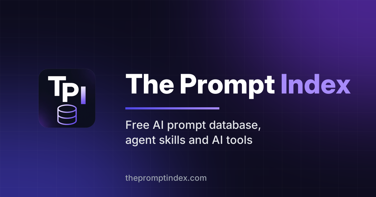 The Prompt Index