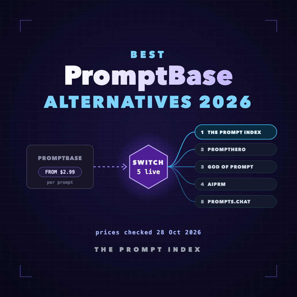 Best PromptBase Alternatives in 2026 (Free and Cheaper)
