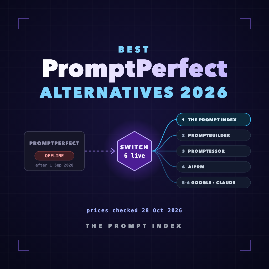 Best PromptPerfect Alternatives in 2026 (After the Shutdown)