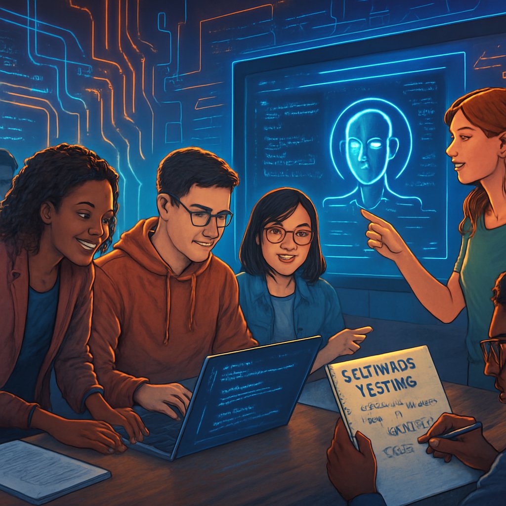 Unpacking the Future: How Students Are Tapping into AI for Software Testing